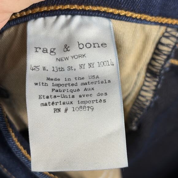 Rag & Bone Slim Skinny Bedford Jeans Sz 29 - Picture 9 of 13